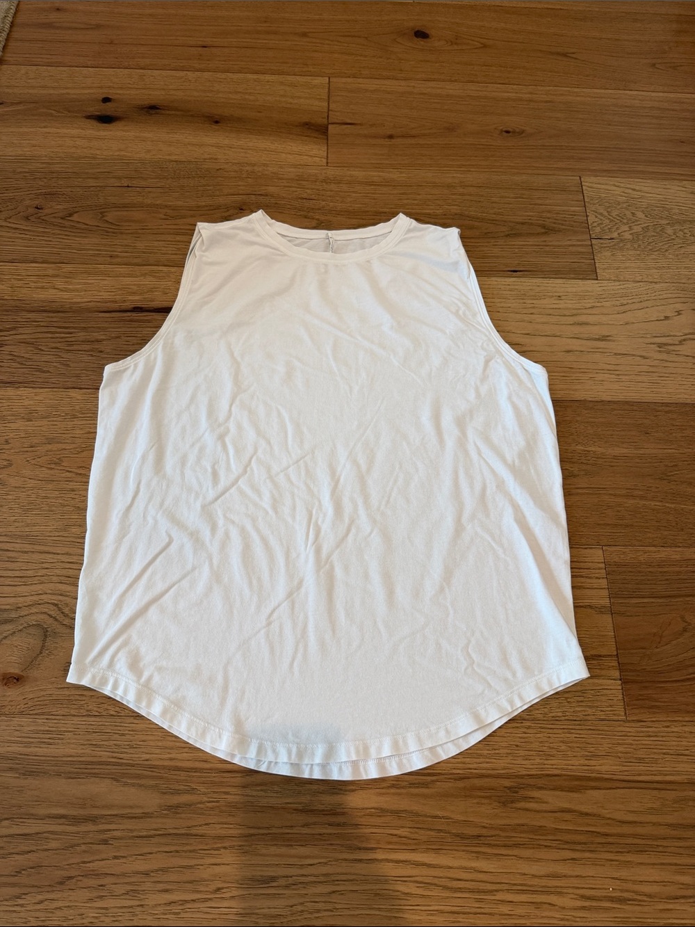 lululemon athletica White Sleeveless Muscle Tank